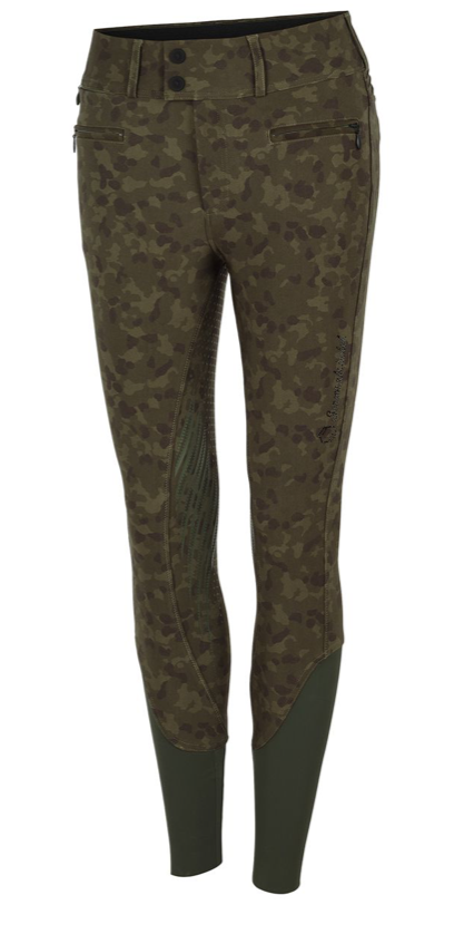 Samshield Clara full grip ladies riding breeches Camo