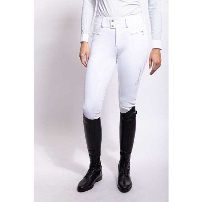 Samshield Clara full grip ladies riding breeches White