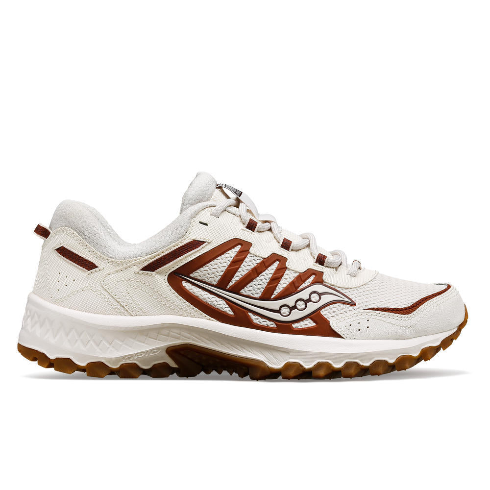 Saucony Grid Peak Trainers - Sand/Burgundy