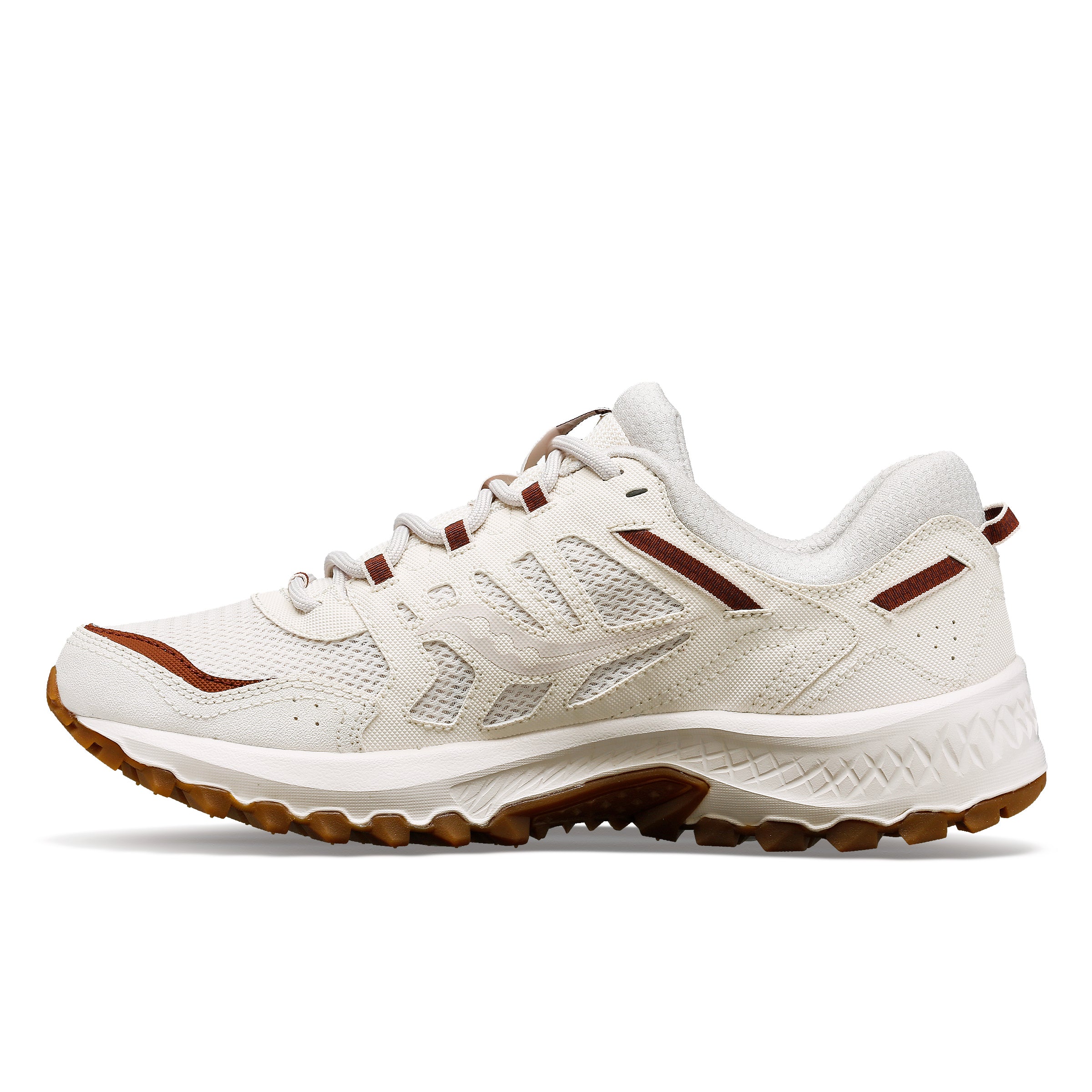 Saucony Grid Peak Trainers - Sand/Burgundy