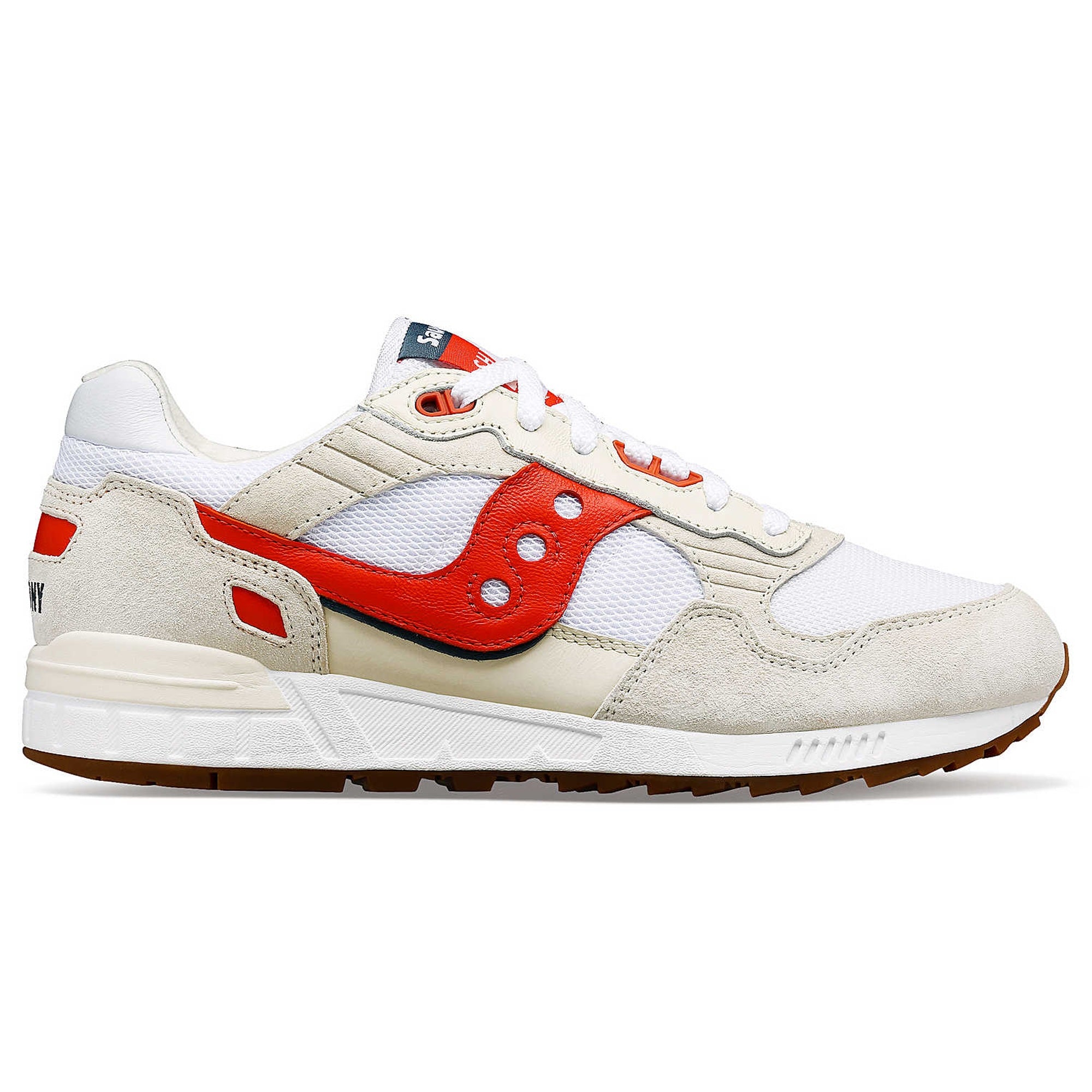 Saucony Shadow 5000 Premium Ivy Prep Pack Trainers - White/Red