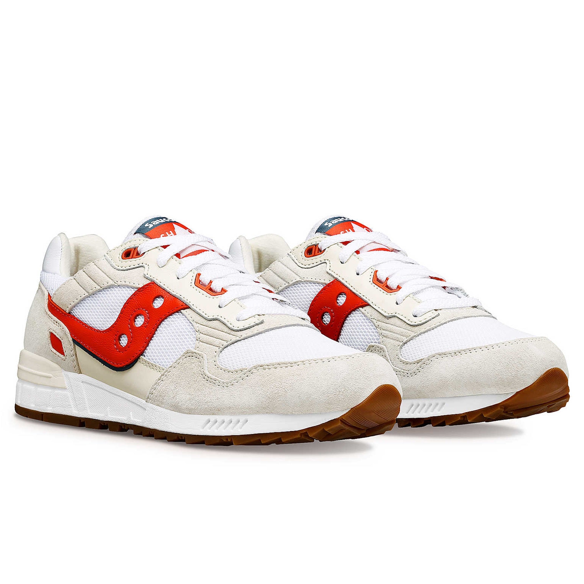 Saucony Shadow 5000 Premium Ivy Prep Pack Trainers - White/Red