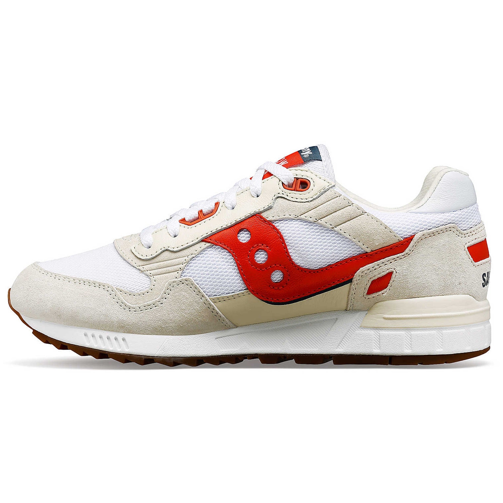 Saucony Shadow 5000 Premium Ivy Prep Pack Trainers - White/Red