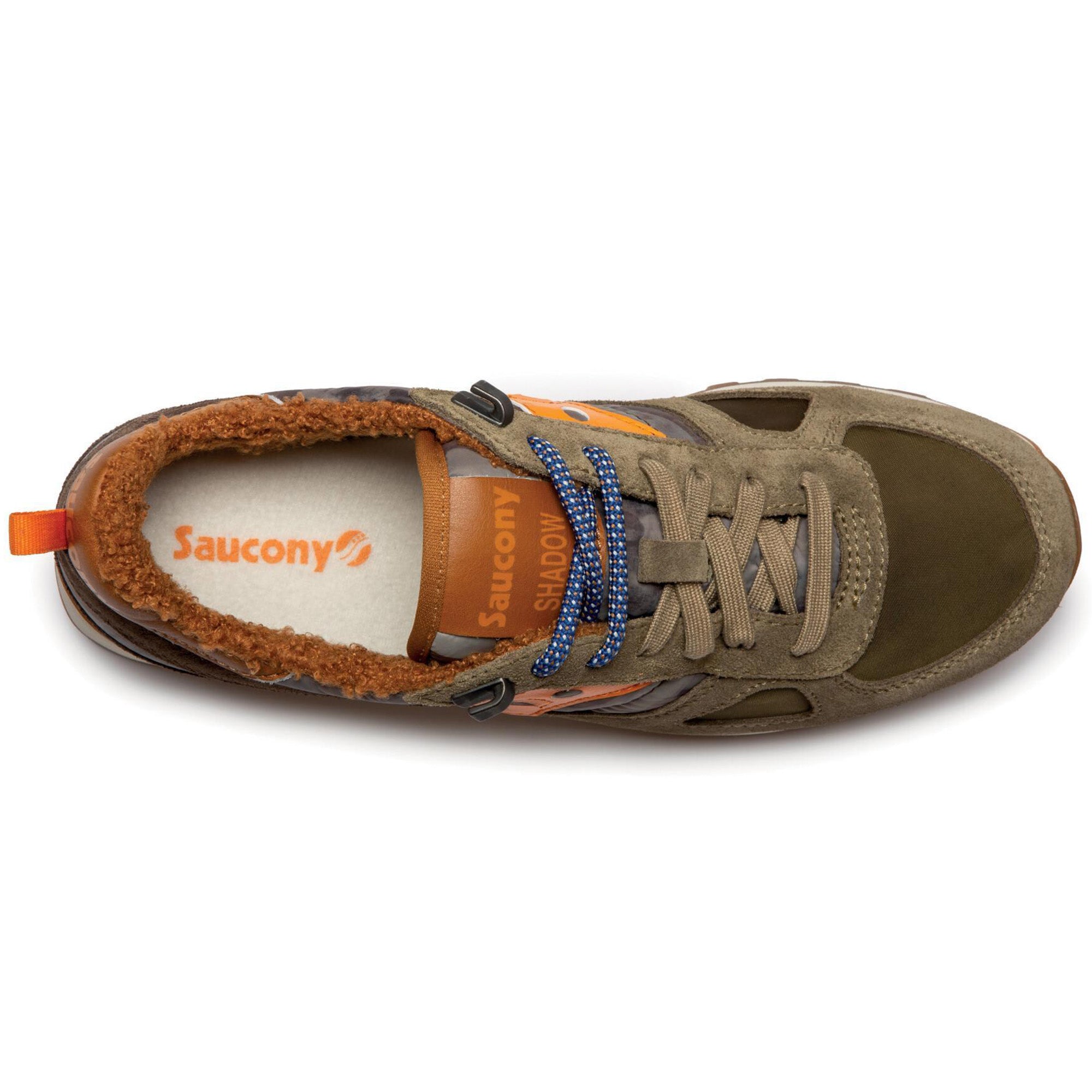 Saucony Shadow Original 'Retro Mountain Pack' Trainers - Green/Brown/Orange