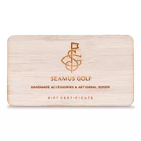 Seamus Golf Gift Card (Digital)