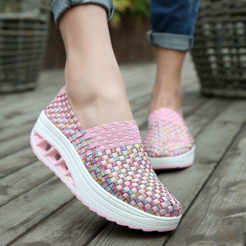 Spring Woven Multicolor Sneakers