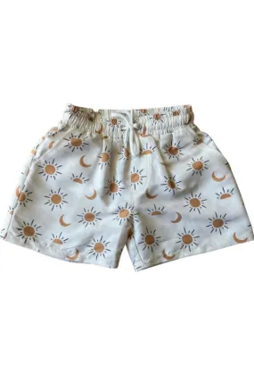 Sun & Moon Rise Swim Trunks