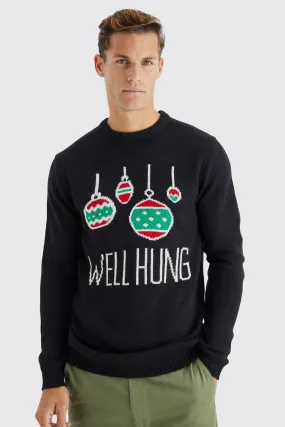 Tall Well Hung Christmas Sweater