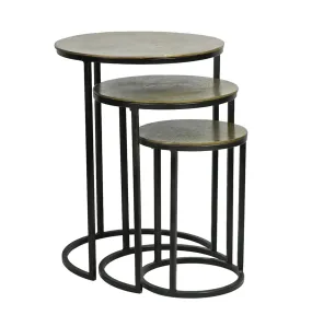 Texture Nesting Tables (Set of 3) - Matthew Izzo Collection