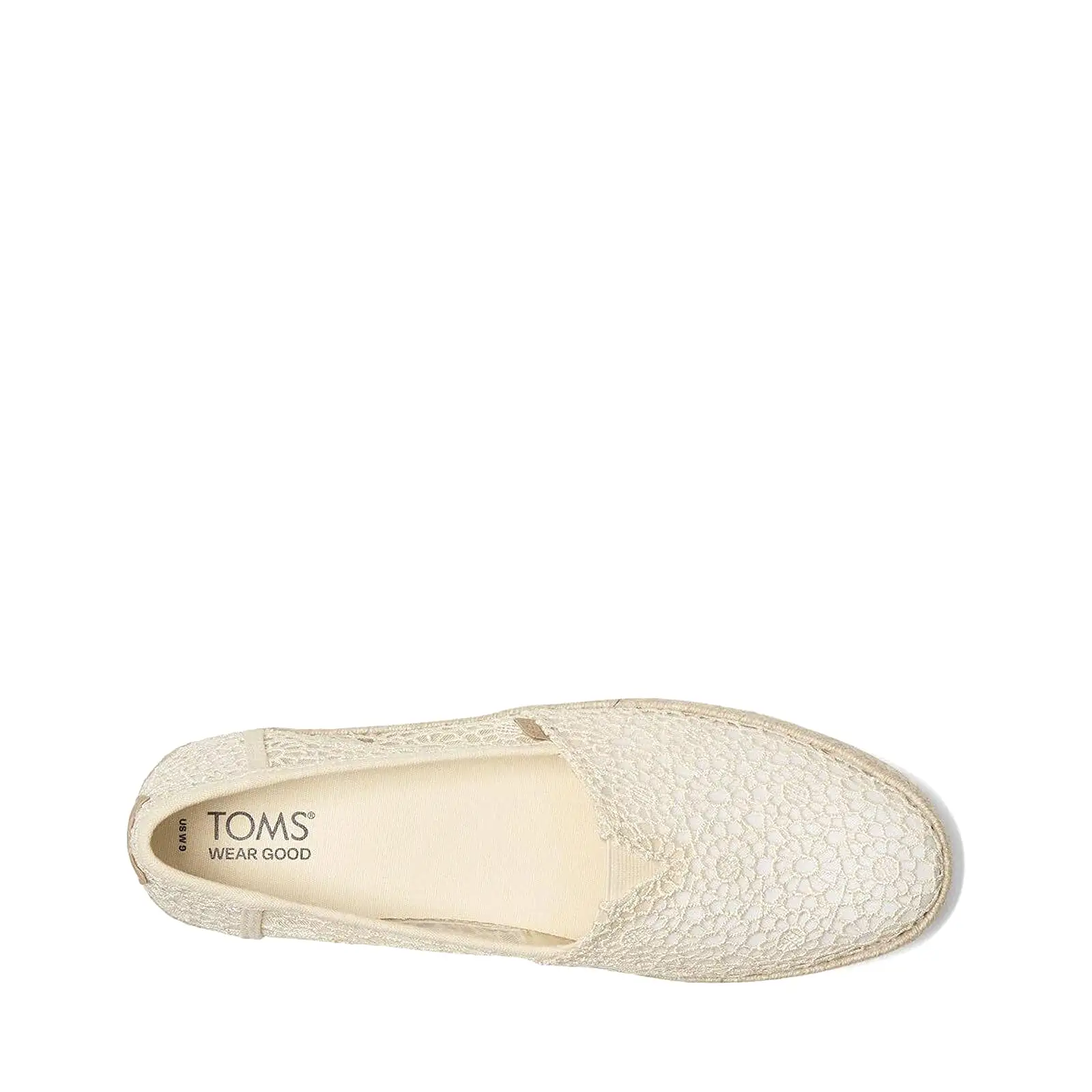 Toms Valencia 10020691 (Natural Crochet)