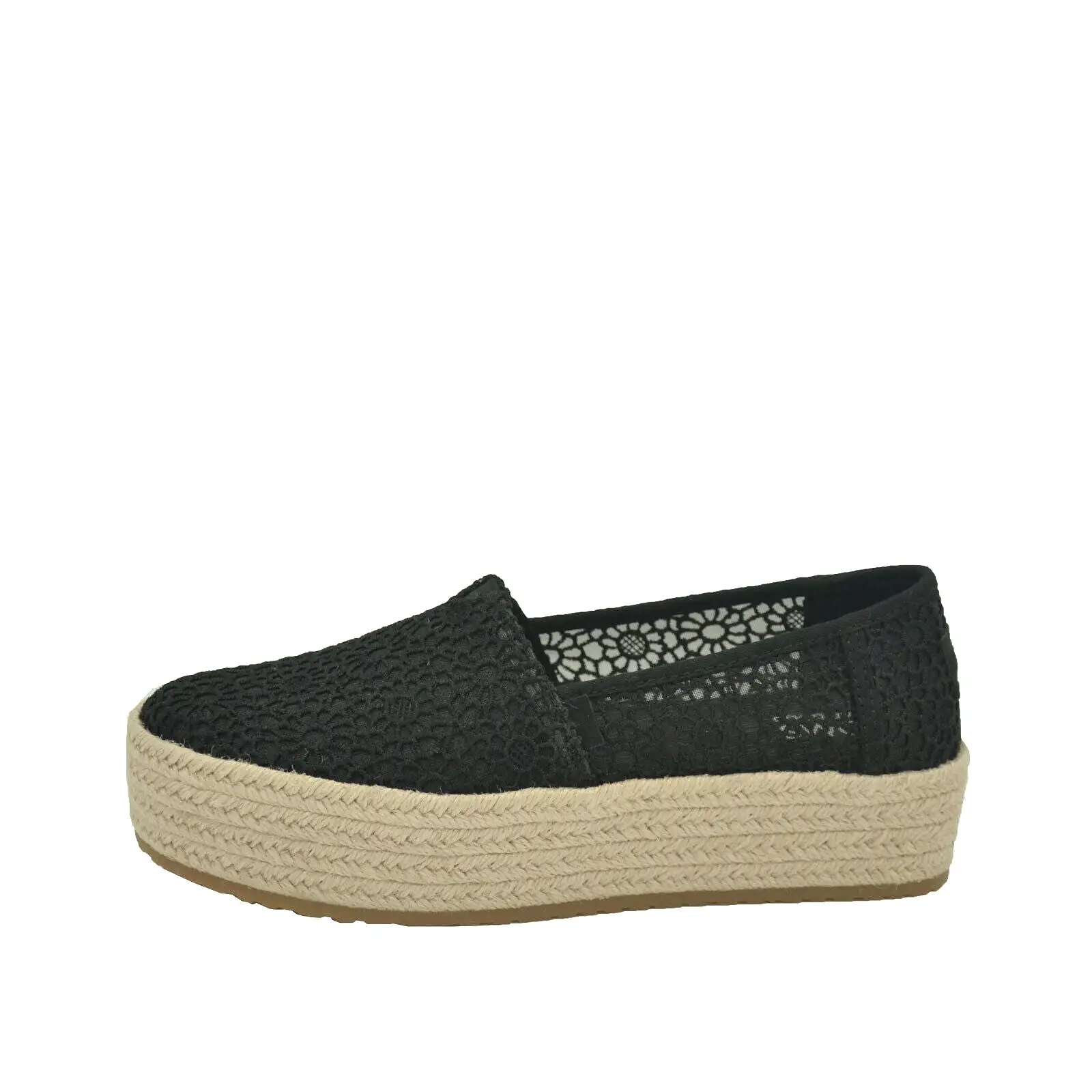 Toms Valencia 10020701 (Black Crochet)