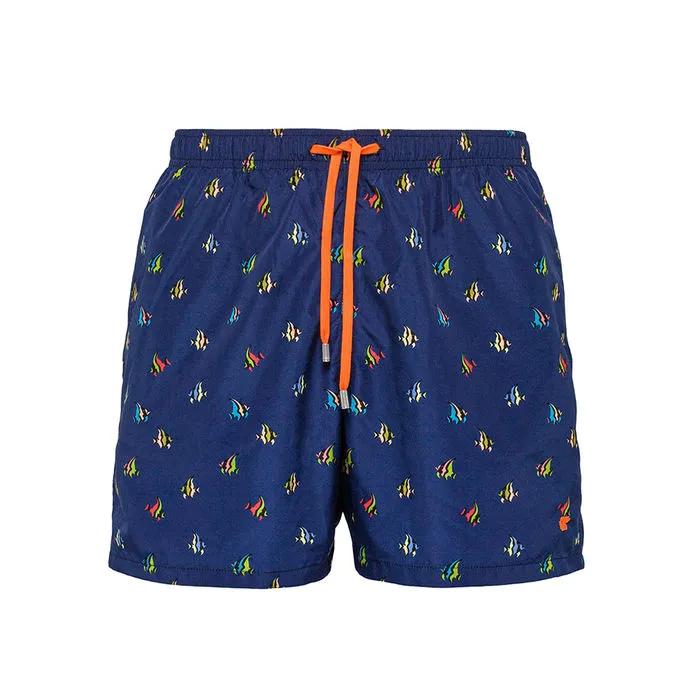 TROPICAL FISH FANTASY SEA BOXER Man Royal Blue