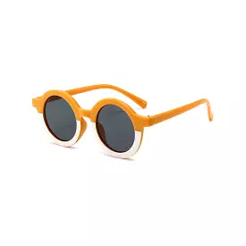 White Apricot Split Ava Baby Sunglasses