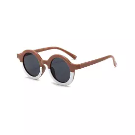 White Blush Split Ava Baby Sunglasses