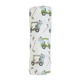 WHITE GOLF SWADDLE